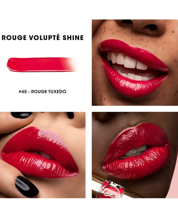 YVES SAINT LAURENT - Rouge Volupté Shine - Oil-in-stick - Rossetto Brillante Idratante - Varie Tonalità - immagine 2