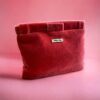 MIU MIU BEAUTY - Mini Pouch in Vellutino Rosso Fragola