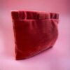 MIU MIU BEAUTY - Mini Pouch in Vellutino Rosso Fragola - immagine 2