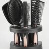 SET DI SPAZZOLE E PETTINI PER CAPELLI - Con Supporto - 5 Pezzi