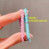 Elastici Colorati Piccoli Per Capelli - 50 Pezzi - immagine 2