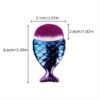 Pennello Design per Trucco a Forma di Pesce - Blu e Viola - immagine 4
