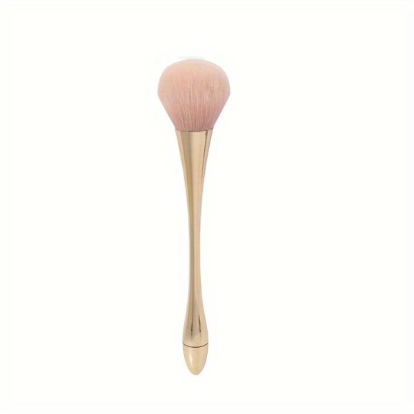Pennello da Trucco a Forma di Fungo Rosa - 1 pezzo - immagine 4
