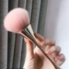 Pennello da Trucco a Forma di Fungo Rosa - 1 pezzo - immagine 3