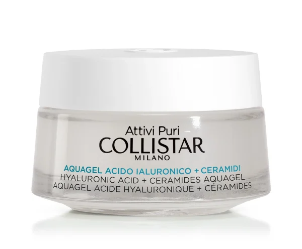 COLLISTAR - Attivi Puri - Aquagel Acido Ialuronico + Ceramidi - Crema Viso Idratante Liftante - 50 ml